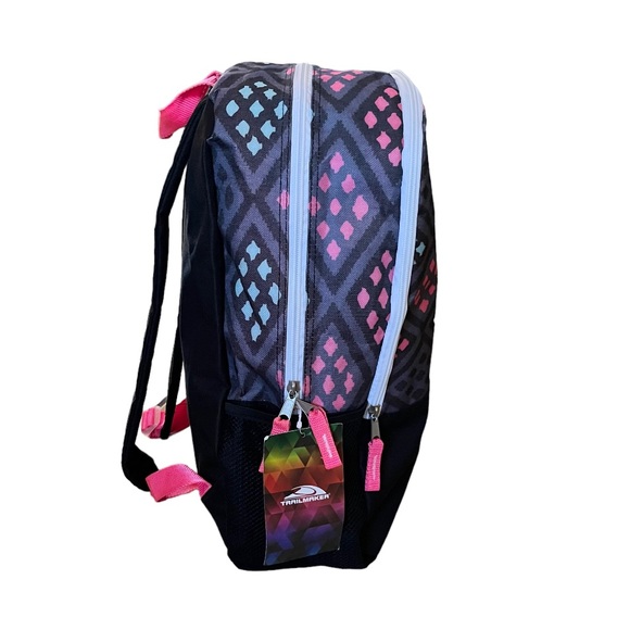 NWT Trailmaker Equipment Backpack Black/multi - Picture 3 of 11